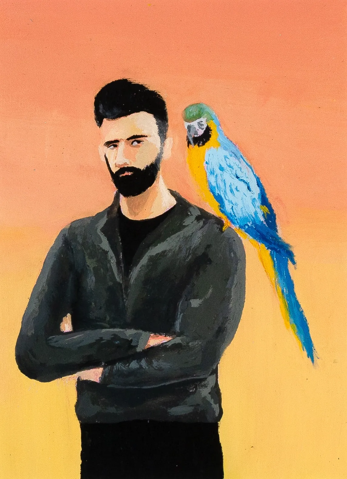 مصطفی و طوطیَش